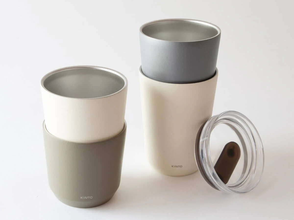 Kinto | To Go Tumbler (with plug) - White - Image 5