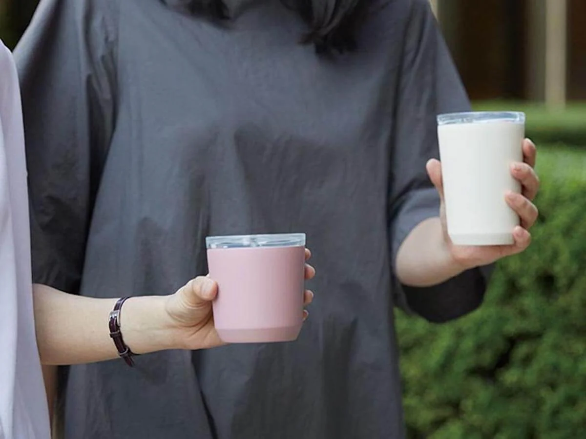 Kinto | To Go Tumbler (with plug) - White - Image 3