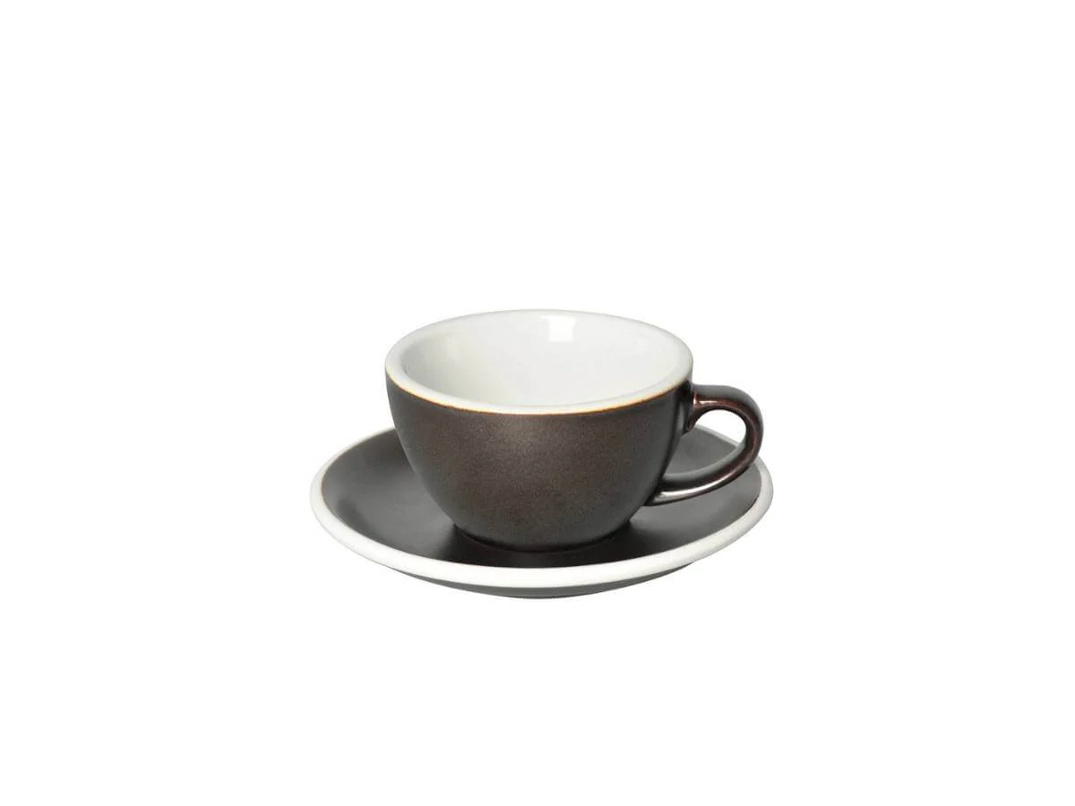 Loveramics | Egg 200ml Cappuccino Cup & Saucer - Potters Colours - Image 10