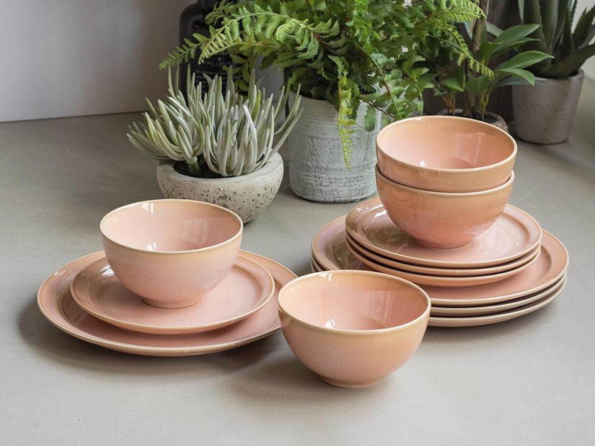 Loveramics | Er-Go! Rose 12pc Bundle for 4 People - Western - Image 2