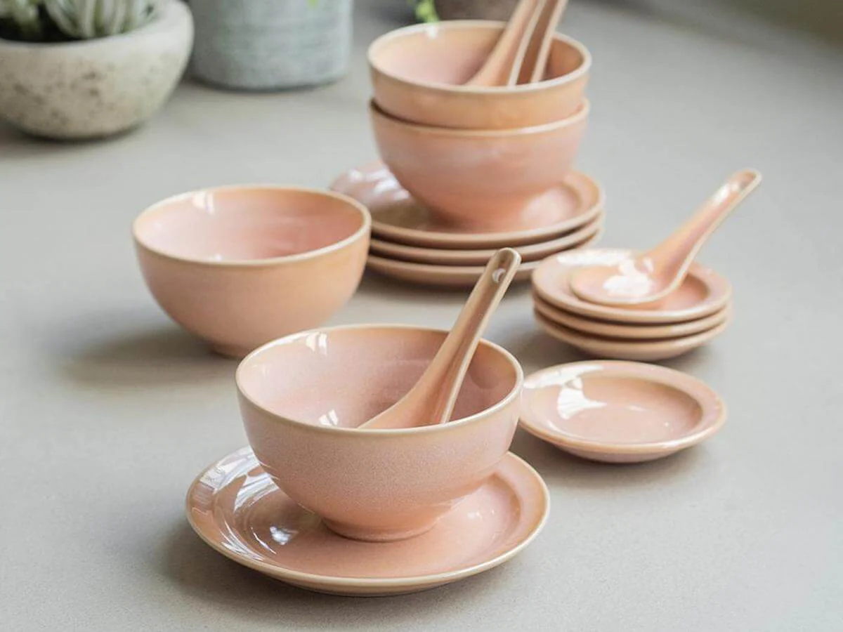 Loveramics | Er-Go! Rose 16pc Bundle for 4 People - Eastern - Image 2